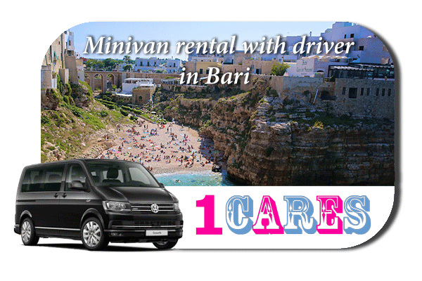 Rent a minivan with driver in Bari