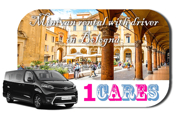 Hire a minivan with driver in Bologna