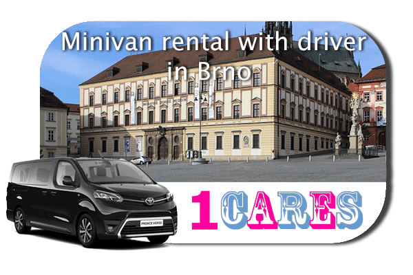 Hire a minivan with driver in Brno