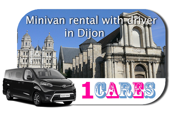 Hire a minivan with driver in Dijon