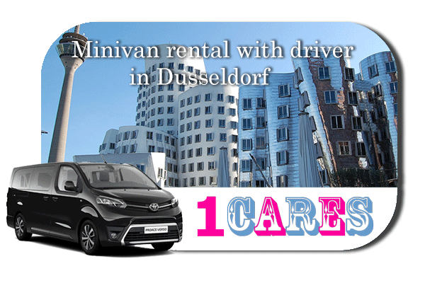 Hire a minivan with driver in Düsseldorf