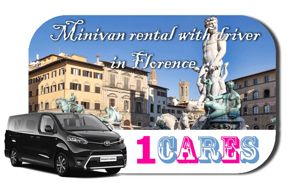 Hire a minivan with driver in Florence