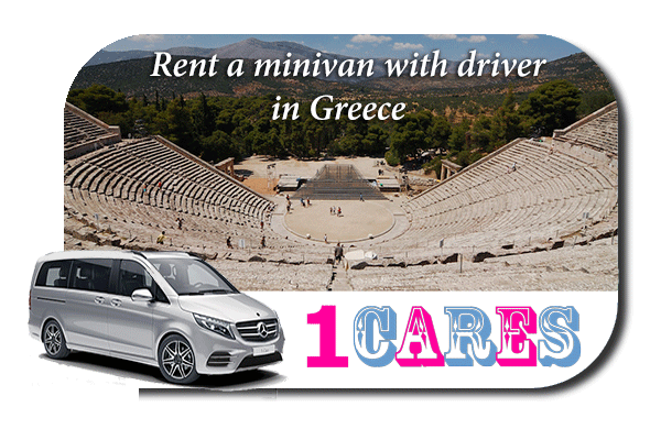 Rent a minivan with driver in Greece