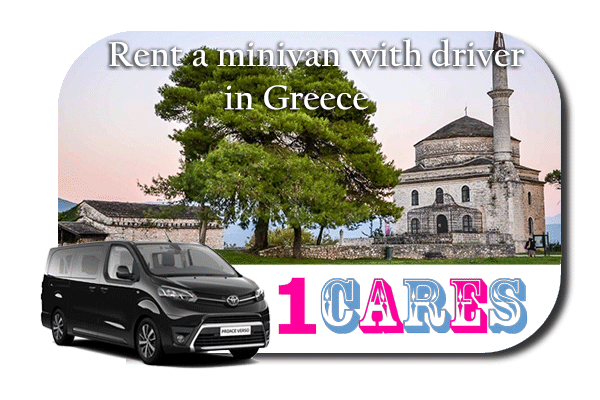 Hire a minivan with driver in Greece
