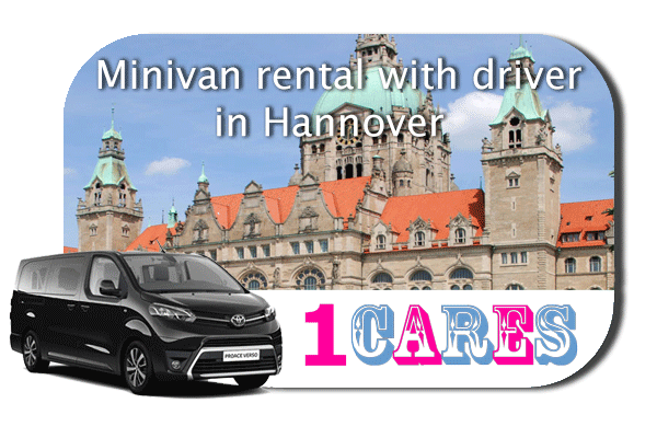 Hire a minivan with driver in Hannover
