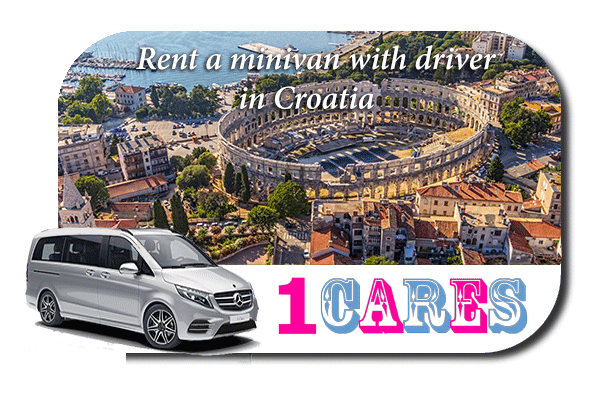 Rent a minivan with driver in Croatia