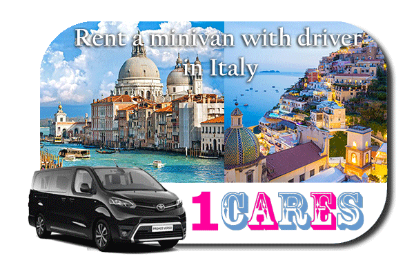 Hire a minivan with driver in Italy