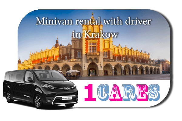 Hire a minivan with driver in Krakow