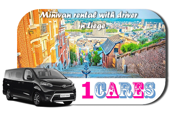 Hire a minivan with driver in Liège