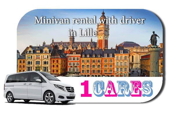 Rent a minivan with driver in Lille