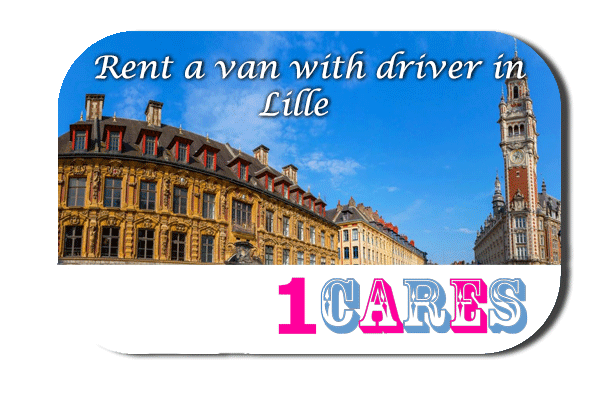 Hire a minivan with driver in Lille
