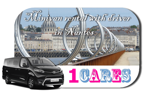 Hire a minivan with driver in Nantes