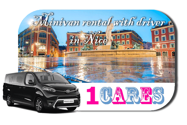Hire a minivan with driver in Nice