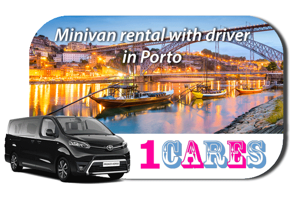 Hire a minivan with driver in Porto