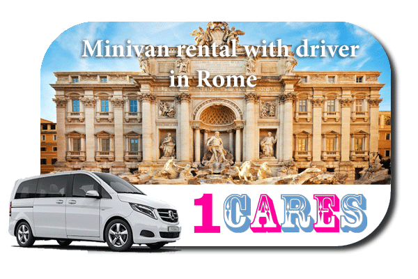 Rent a minivan with driver in Rome