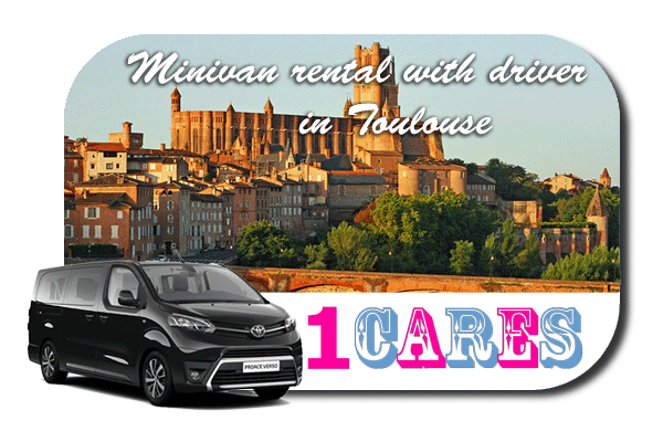 Hire a minivan with driver in Toulouse