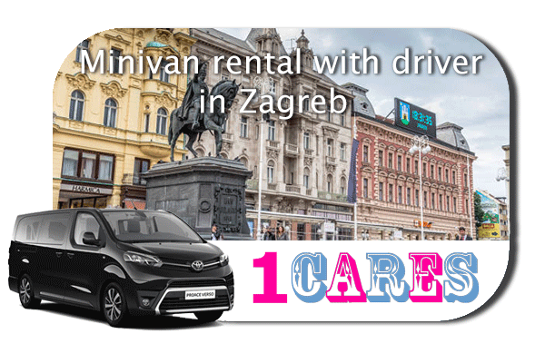 Hire a minivan with driver in Zagreb