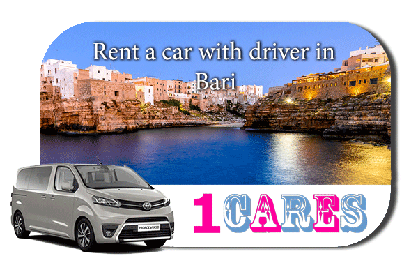 Hire a car with driver in Bari