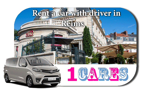 Rent a car with driver in Reims