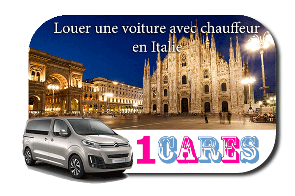Louer une voiture avec chauffeur en Italie