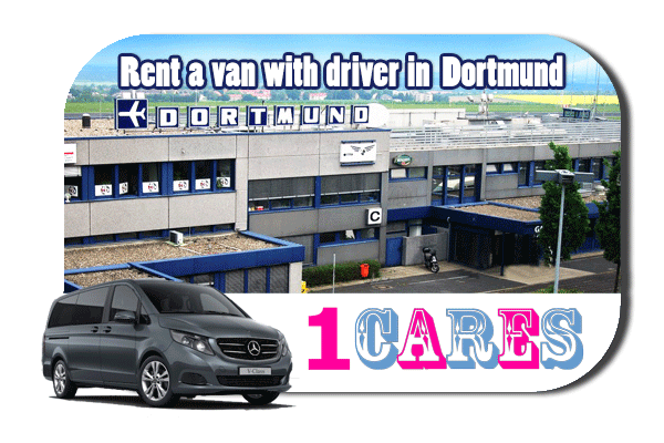 Hire a van with driver in Dortmund