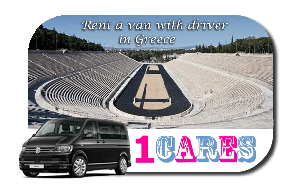 Hire a van with driver in Greece