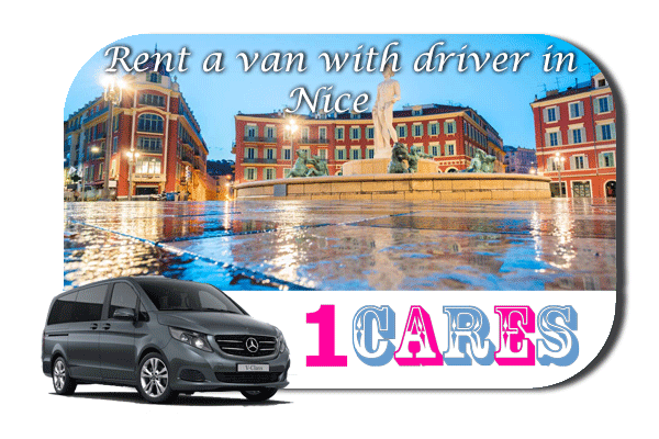 Hire a van with driver in Nice