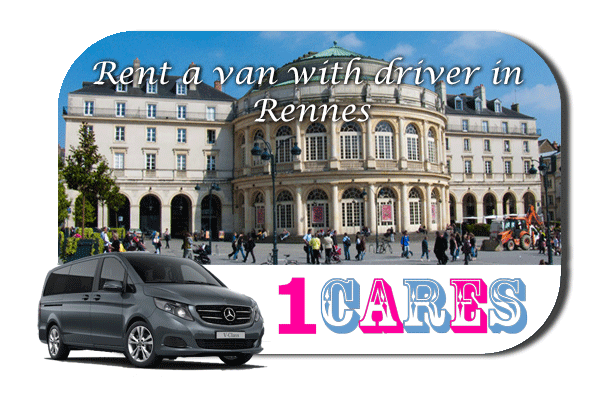 Hire a van with driver in Rennes