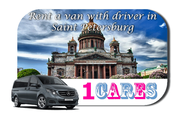 Hire a van with driver in Saint Petersburg