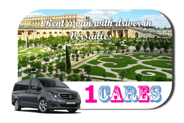 Hire a van with driver in Versailles
