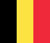 Le drapeau de a Belgique