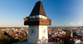 Uhrturm – la tour de l'Horloge de Graz