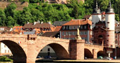Le Pont-vieux (Alte Brücke) à Heidelberg
