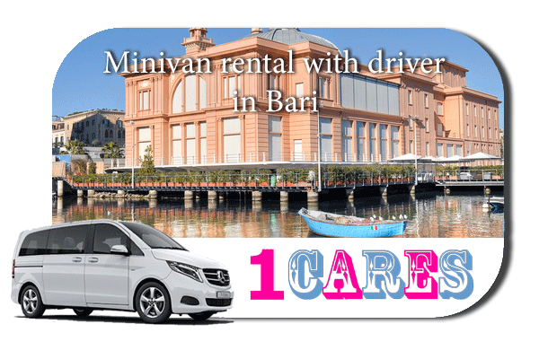 Rent a minivan with driver in Bari