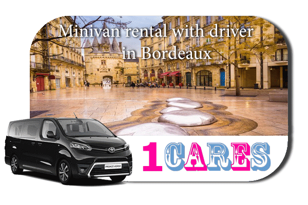 Hire a minivan with driver in Bordeaux