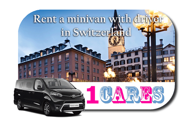 Hire a minivan with driver in Switzerland