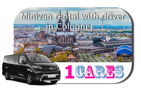 Hire a minivan with driver in Cologne