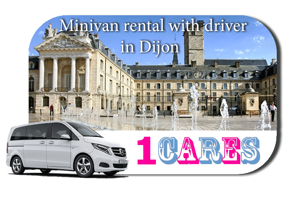 Rent a minivan with driver in Dijon