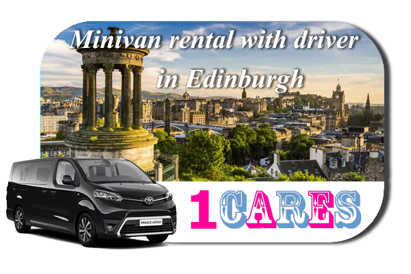 Hire a minivan with driver in Edinburgh