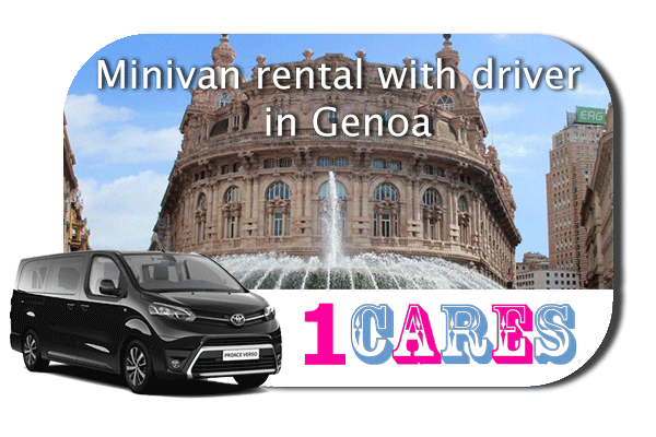 Hire a minivan with driver in Genoa