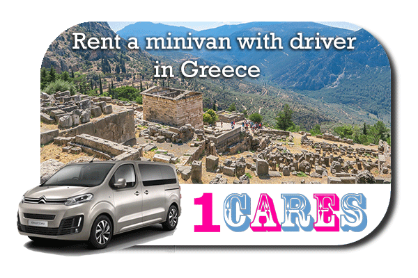 Rent a minivan with driver in Greece