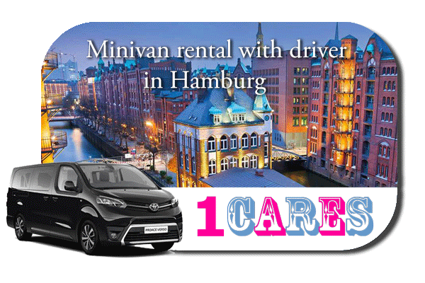 Hire a minivan with driver in Hamburg