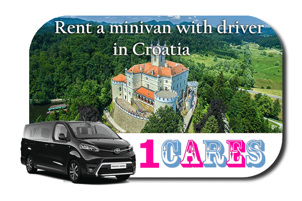 Hire a minivan with driver in Croatia