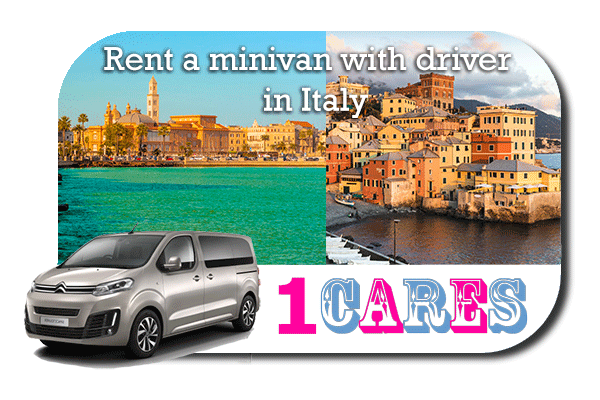 Rent a minivan with driver in Italy