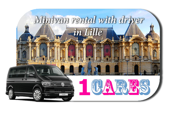 Rent a minivan with driver in Lille