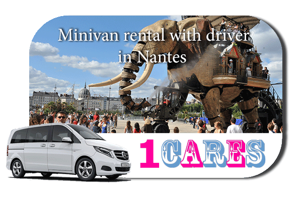 Rent a minivan with driver in Nantes