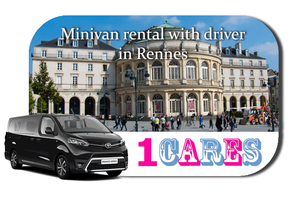 Hire a minivan with driver in Rennes