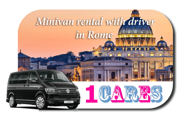 Rent a minivan with driver in Rome