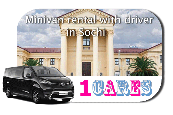 Hire a minivan with driver in Sochi