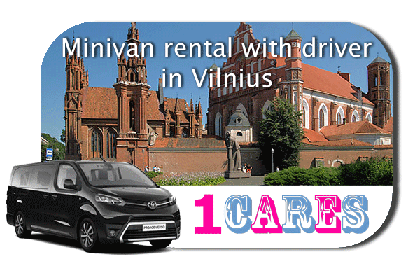 Hire a minivan with driver in Vilnius